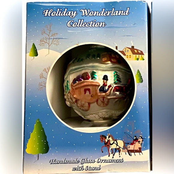 Handmade Glass Ornament (vintage) - Picture 1 of 1